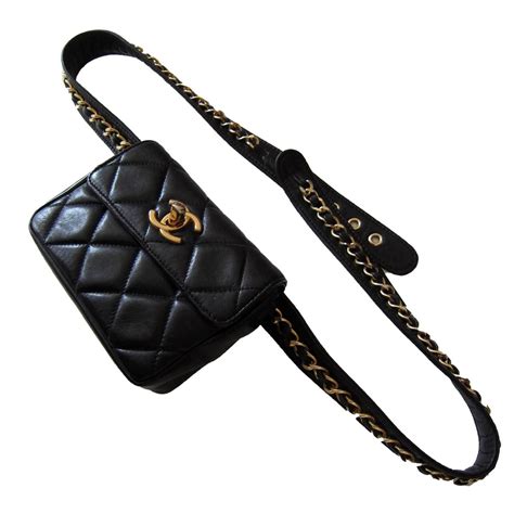 chanel belt bag used